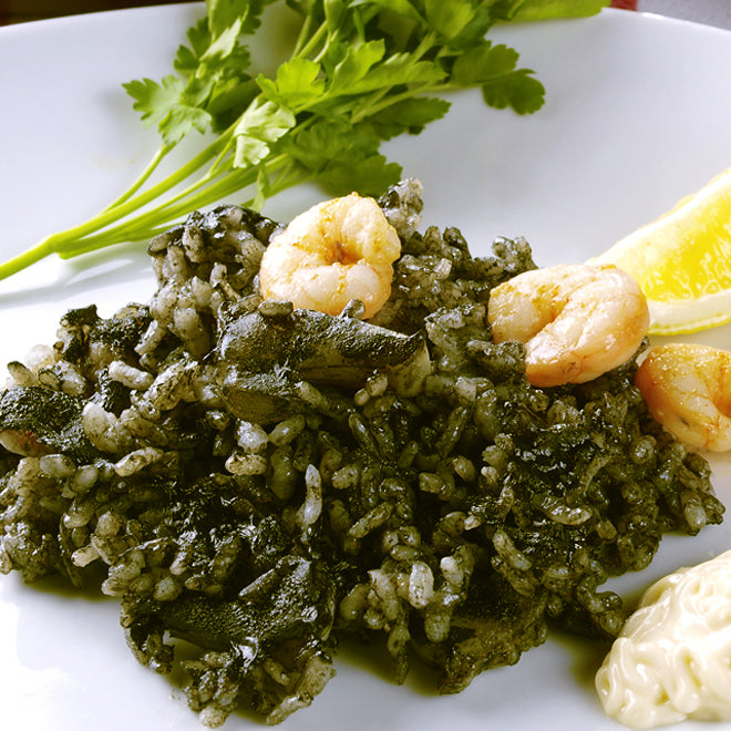 DRY BLACK RICE PAELLA STOCK SACHET 4 SERVINGS