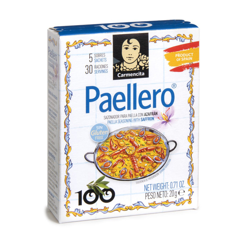 TRADITIONAL PAELLERO (PAELLA SEASONING) 5 SACHETS CASE