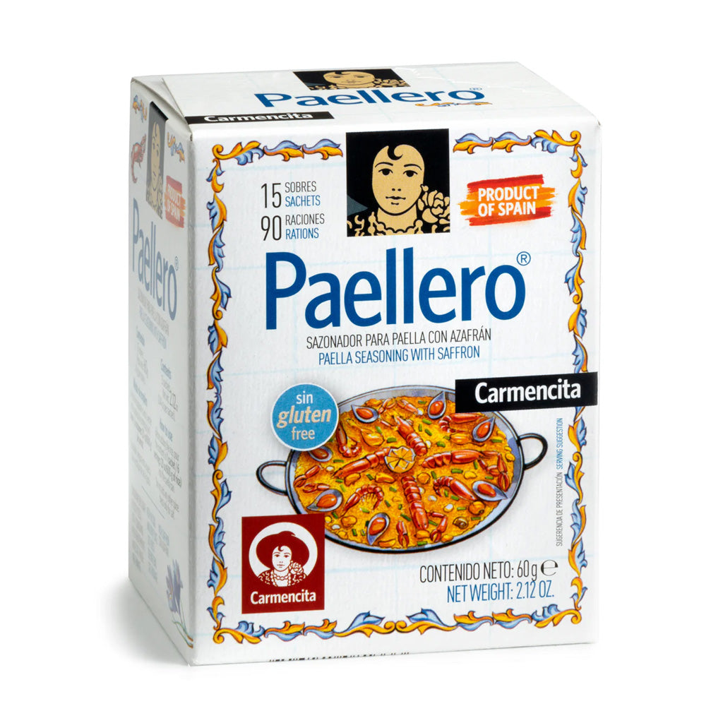 TRADITIONAL PAELLERO (PAELLA SEASONING) 15 SACHETS CASE