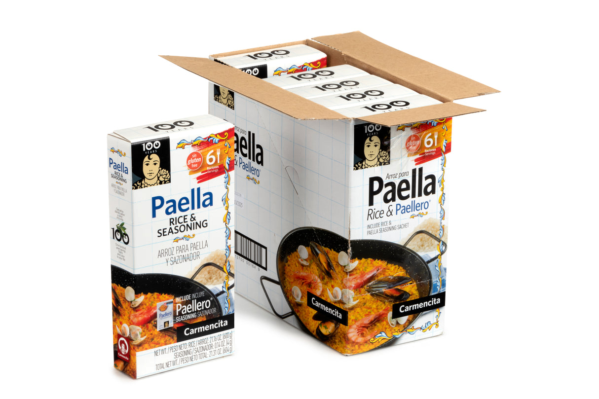 ROUND RICE FOR PAELLA WITH PAELLERO SACHET