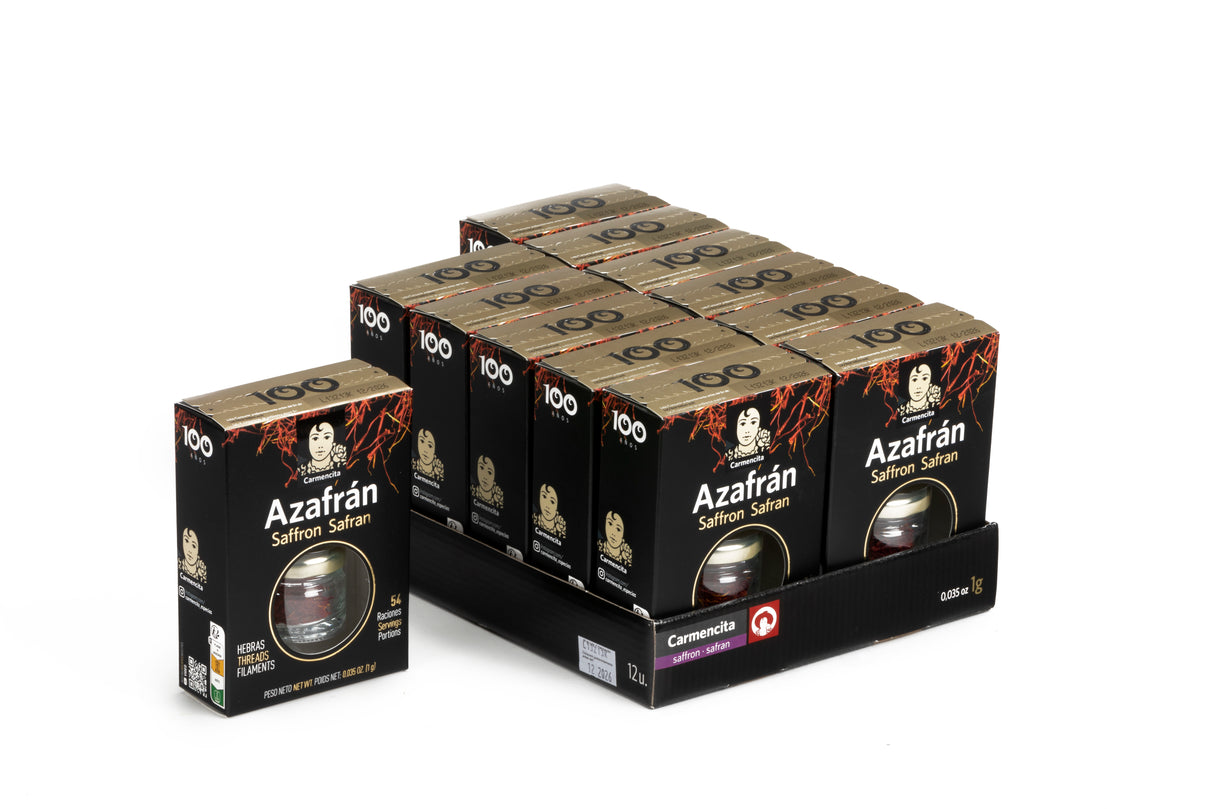 SAFFRON THREADS 1g GLASS JAR