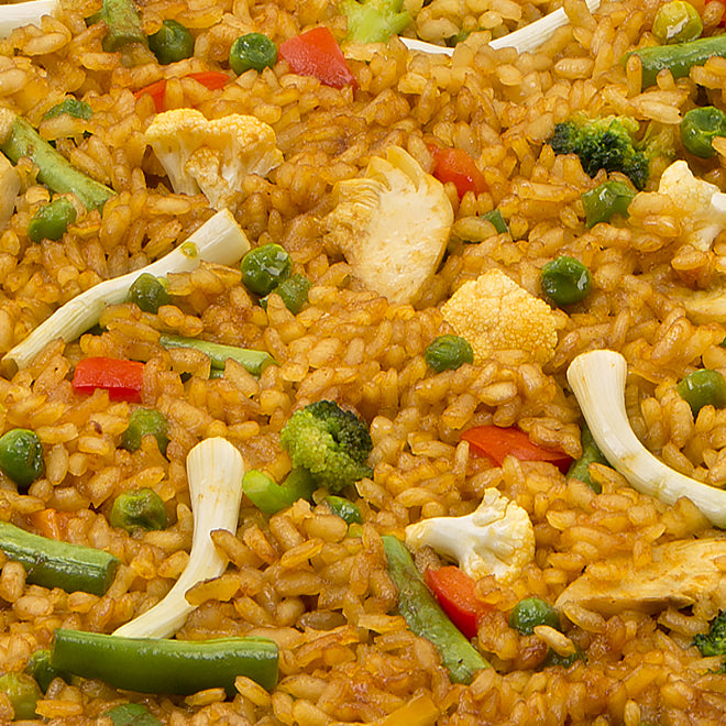 PAELLA KIT VEGETABLE WITH ENAMELED PAN - 2 SERVINGS