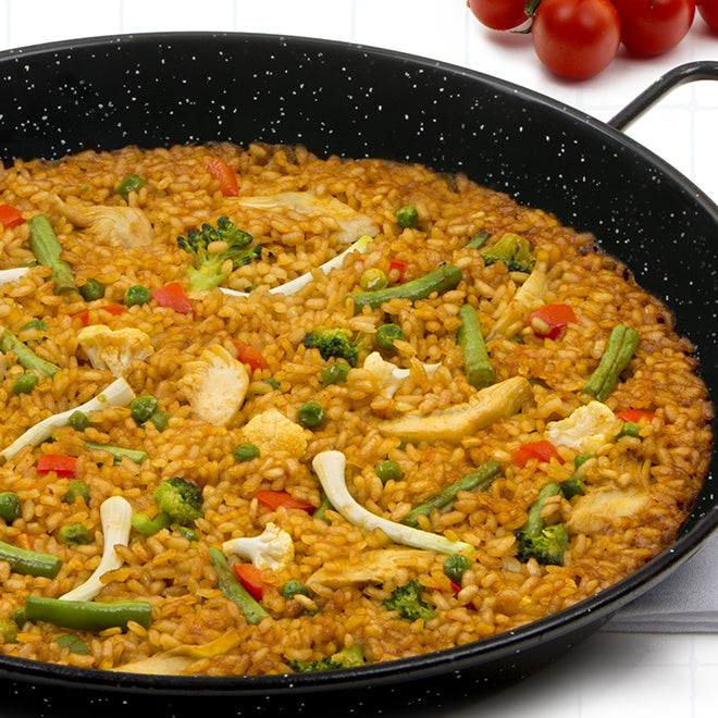 PAELLA KIT VEGETABLE WITH ENAMELLED PAN - 4 SERVINGS