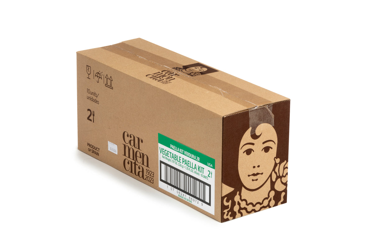 PAELLA KIT VEGETABLE CASE - 2 SERVINGS