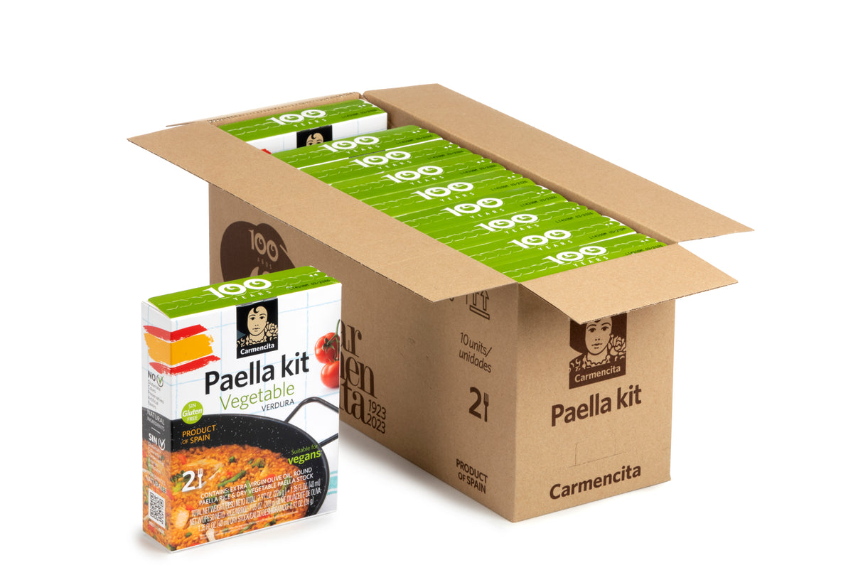 PAELLA KIT VEGETABLE CASE - 2 SERVINGS