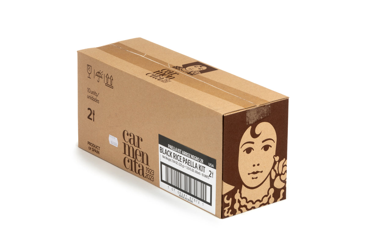 PAELLA KIT BLACK RICE CASE - 2 SERVINGS