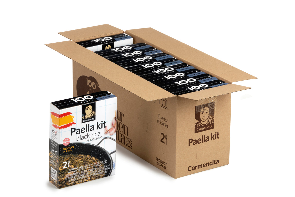 PAELLA KIT BLACK RICE CASE - 2 SERVINGS