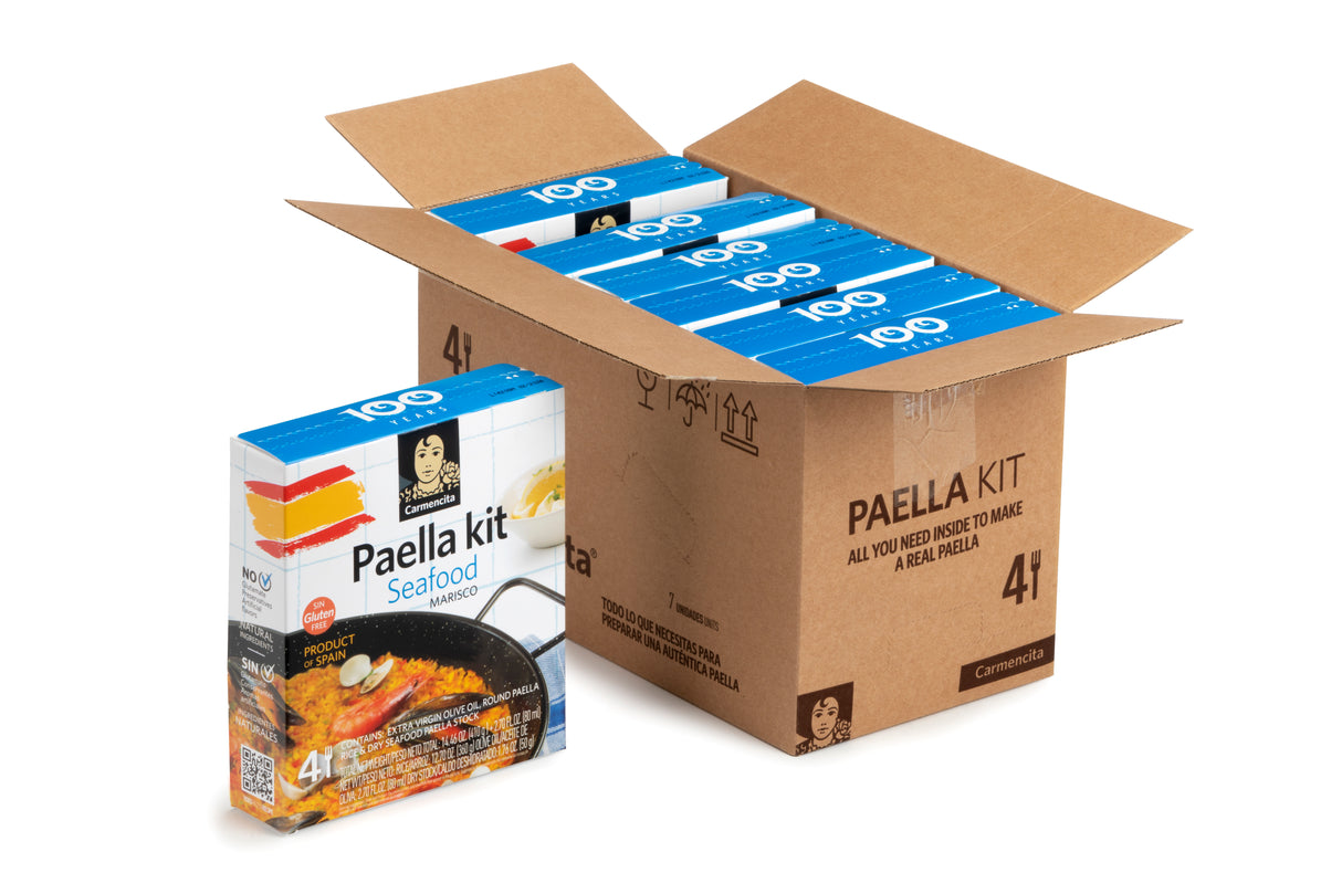 PAELLA KIT SEAFOOD CASE - 4 SERVINGS