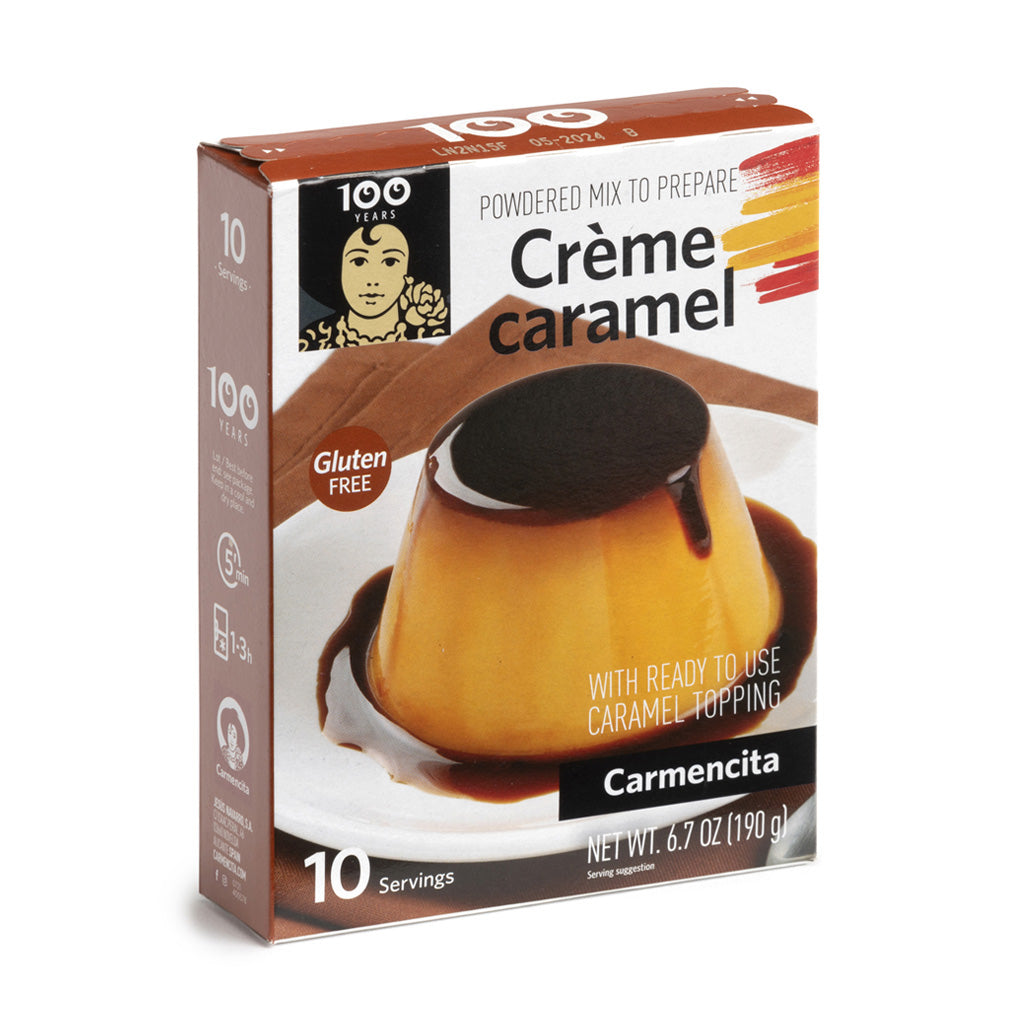 CRÈME CARAMEL WITH READY USE CARAMEL TOPPING