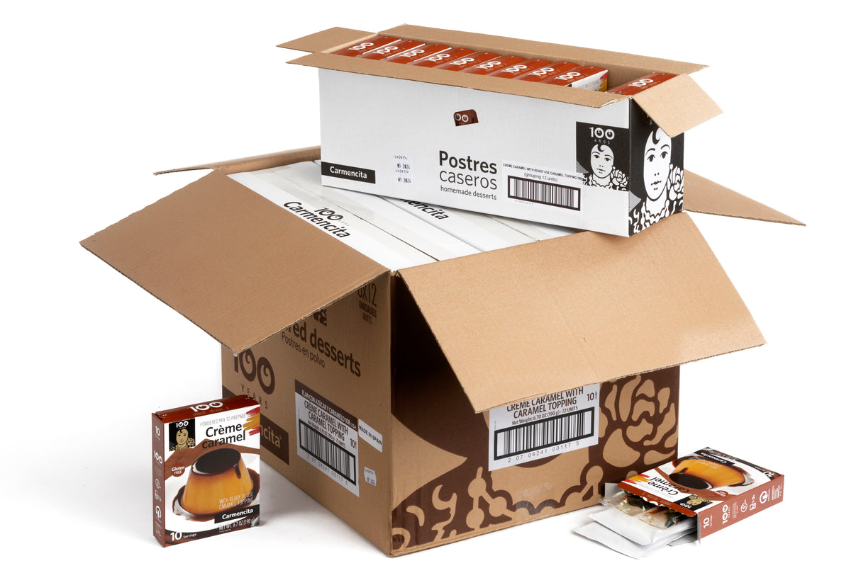 CRÈME CARAMEL WITH READY USE CARAMEL TOPPING